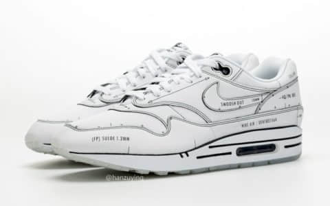 Nike Air Max 1 Tinker “Schematic” 货号：CJ4286-100