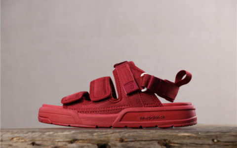 NEW BALANCE新百伦魔术贴凉鞋全红真标全套模具组合大底 货号：SD3205EDD