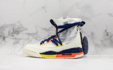 耐克Nike Air Jordan 3 RTR EXP Lite公司级AJ3白蓝配色透明蝉翼休闲穿搭文化篮球中筒靴 货号：BQ8394-100