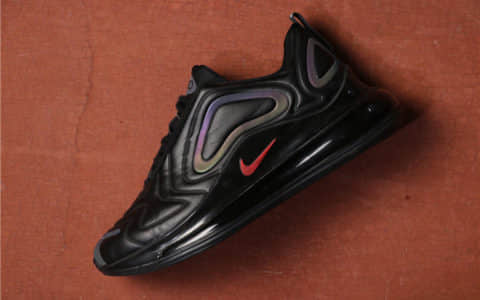 NIKE Air Max 720武士黑 耐克公司级全掌大气垫720气垫鞋3M反光设计 货号：997202-014