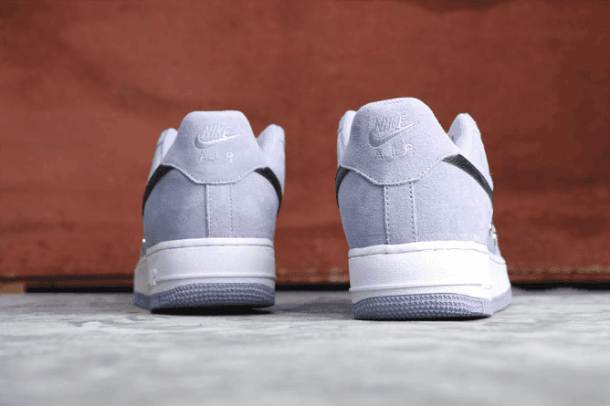 Nike Air Force 1 Have A Nike Day淡紫黑外星人 耐克真标带半码空军一号全掌air sole气垫网布透气货号:BQ8273-400