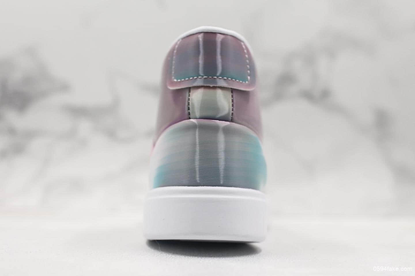 阿迪达斯adidas Originals Sleek Mid W公司级版本三叶草时髦平底系列中帮经典百搭休闲运动5D炫彩高帮板鞋杨幂代言款 货号:EE8619