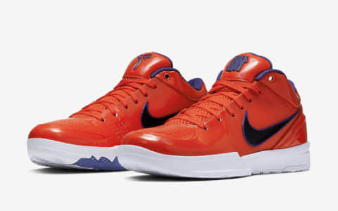 活力满满橙色系！Undefeated x Nike Kobe 4 Protro“Suns”即将发售！ 货号：CQ3869-800