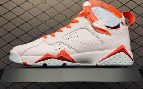 乔丹AIR JORDAN AJ7 TOPAZ MIST纯原版本AJ7糖果白粉女子文化篮球鞋拼接球鞋 货号：442960-104