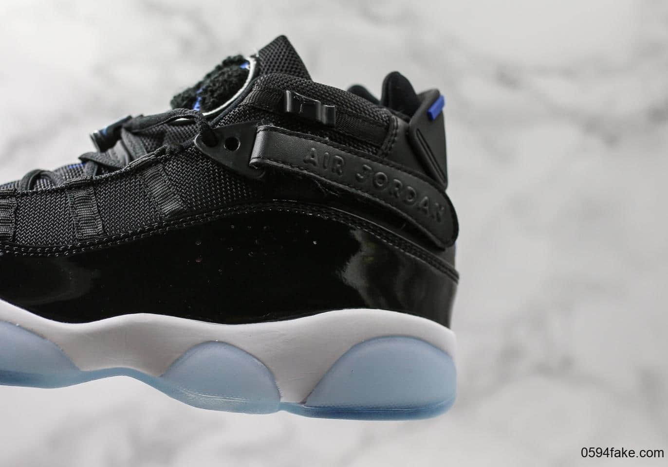 乔丹Air Jordan 6 RIngs纯原复刻AJ六冠王黑白大灌篮新配色原厂碳纤维中底原装真猫眼支持实战 货号:322992-016