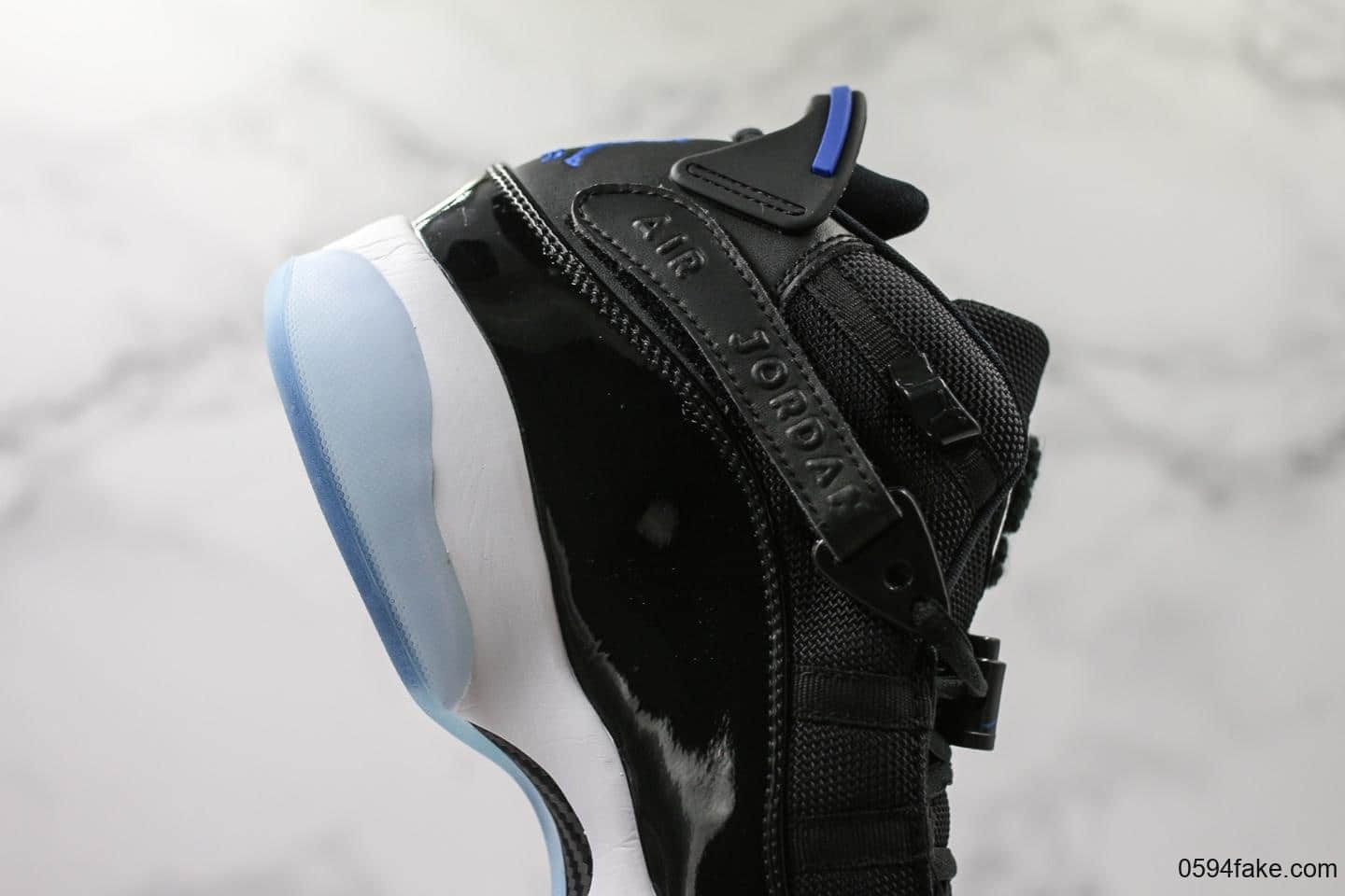 乔丹Air Jordan 6 RIngs纯原复刻AJ六冠王黑白大灌篮新配色原厂碳纤维中底原装真猫眼支持实战 货号:322992-016