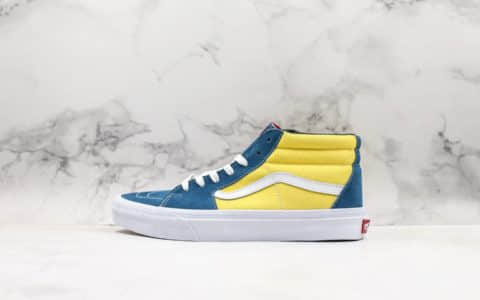 万斯Vans SK8-Mid拼色中帮板鞋小红书爆款男女新款官方原厂硫化真标一比一原厂钢印