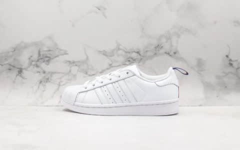阿迪达斯Adidas SUPERSTAR纯原版本三叶草贝壳头法国限定配色休闲百搭板鞋原厂楦头打造 货号：CG6688