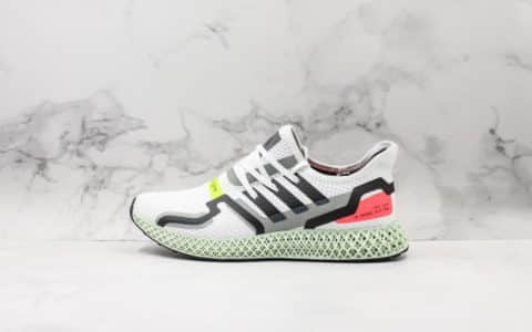 阿迪达斯Adidas Consortium ZX 4000纯原版本4D打印未来科技跑鞋 货号：EQ8801