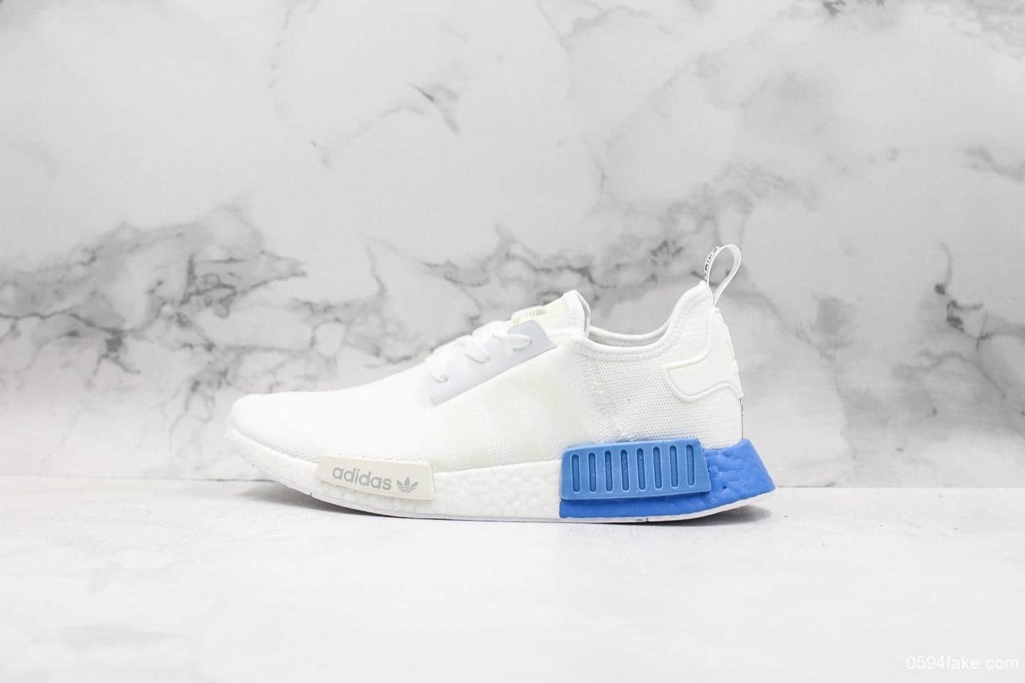 阿迪达斯Adidas Boost NMD经典系列公司级版本弹力针织面原厂巴斯夫爆米花大底跑步鞋 货号:EE6677