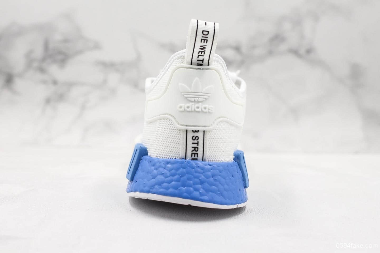 阿迪达斯Adidas Boost NMD经典系列公司级版本弹力针织面原厂巴斯夫爆米花大底跑步鞋 货号:EE6677