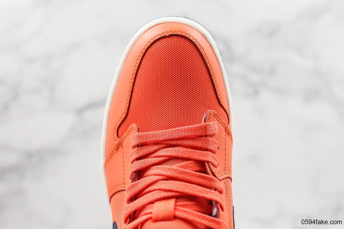 乔丹Air Jordan 1 Mid Releasing in Turf Orange珊瑚橙中帮AJ1纯原版本内置气垫搭载鞋面网眼透气 货号:CD7240-804