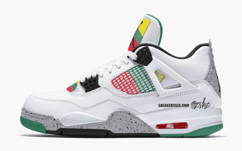 这双Air Jordan 4颜值有点高！想要把带它回家！ 货号：AQ9129-100