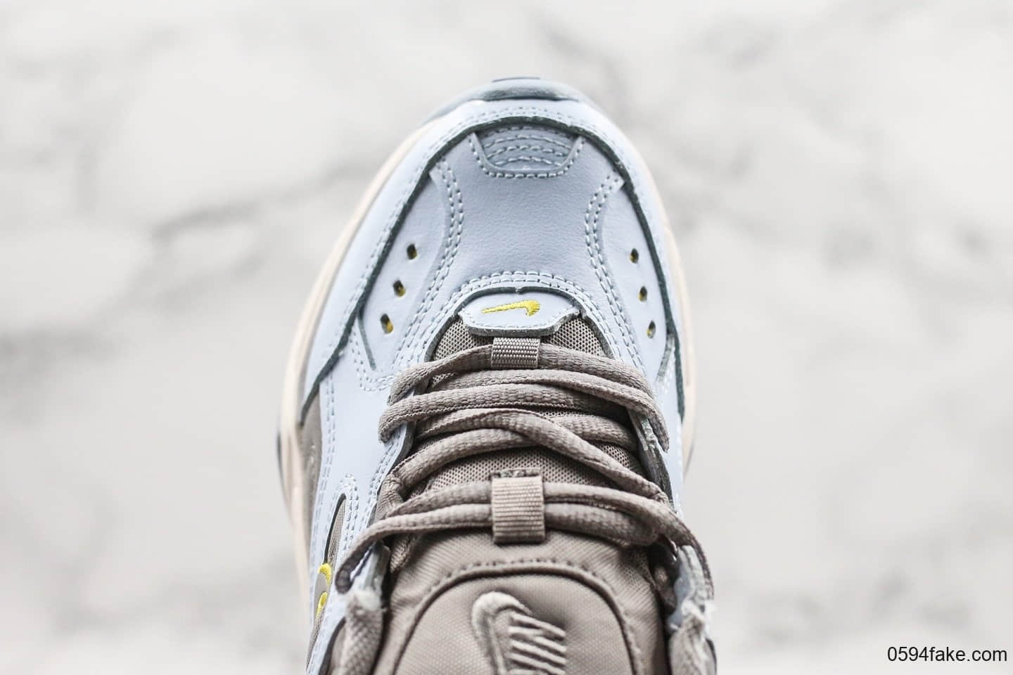 耐克Nike M2K Tekno 'Pink Foam纯原版本灰浅蓝m2k老爹鞋青岛原厂发泡技术愿档案数据开发 货号:AO3108-403