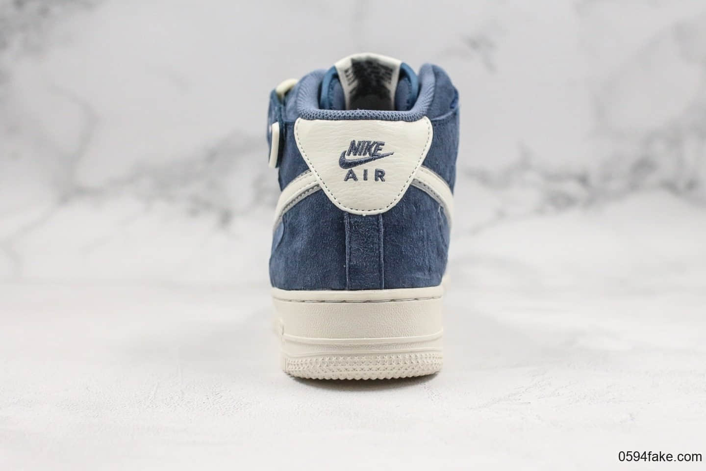 耐克Nike Air Force 1 Mid 07纯原版本3M反光空军一号深蓝色内置全掌气垫原鞋开模一比一打造 货号:AA1118-007
