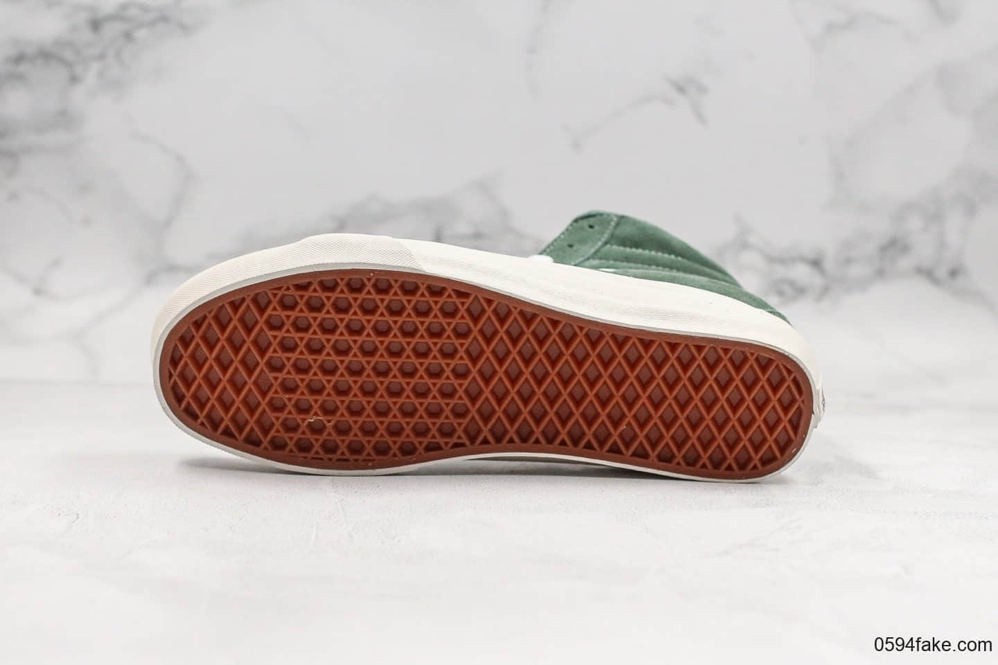 万斯Vans Sunde Sk8-Hi纯原版本高帮麂皮橄榄绿顶级硫化工艺原档案数据开发原厂DT钢印欢迎对比细节