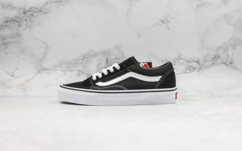 万斯Vans Old Skool公司级版本低帮硫化黑白配色帆布鞋原盒原标原厂硫化大底
