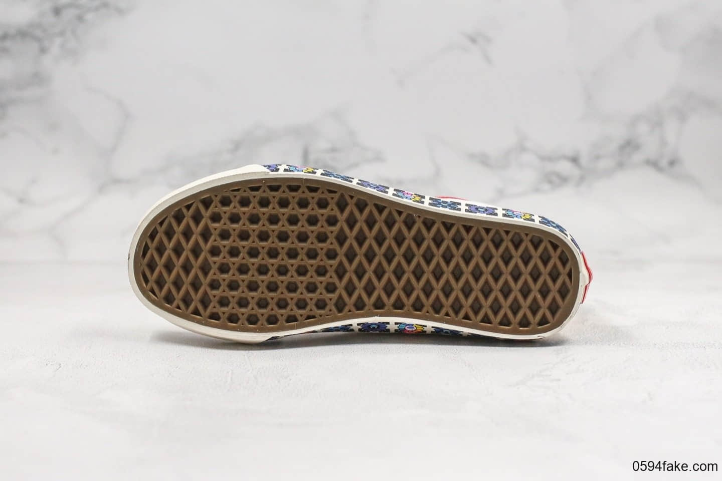 万斯Vans Style 138 LX OG公司级版本高帮村上隆小花花朵红绿条纹原厂硫化大底内置钢印原盒原标