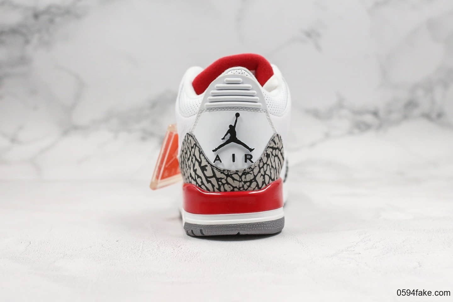 乔丹Air Jordan 3 Katrina纯原版本飓风爆裂纹AJ3原装进口皮料内置气垫原盒原标 货号:136064-116