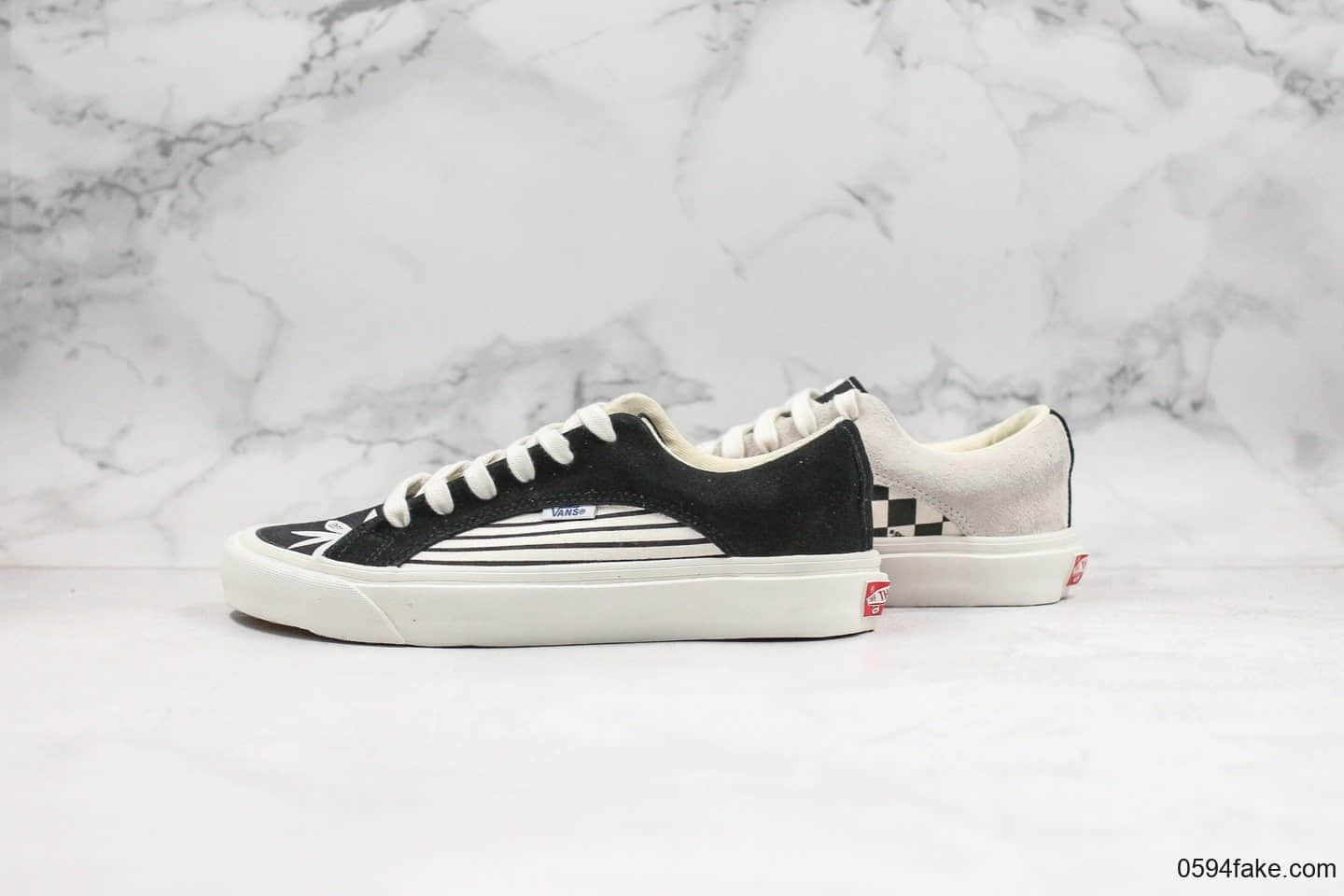 万斯Vans Vault OG Lampin LX公司级版本低帮条纹格子黑白限定原厂硫化大底原鞋开模一比一打造