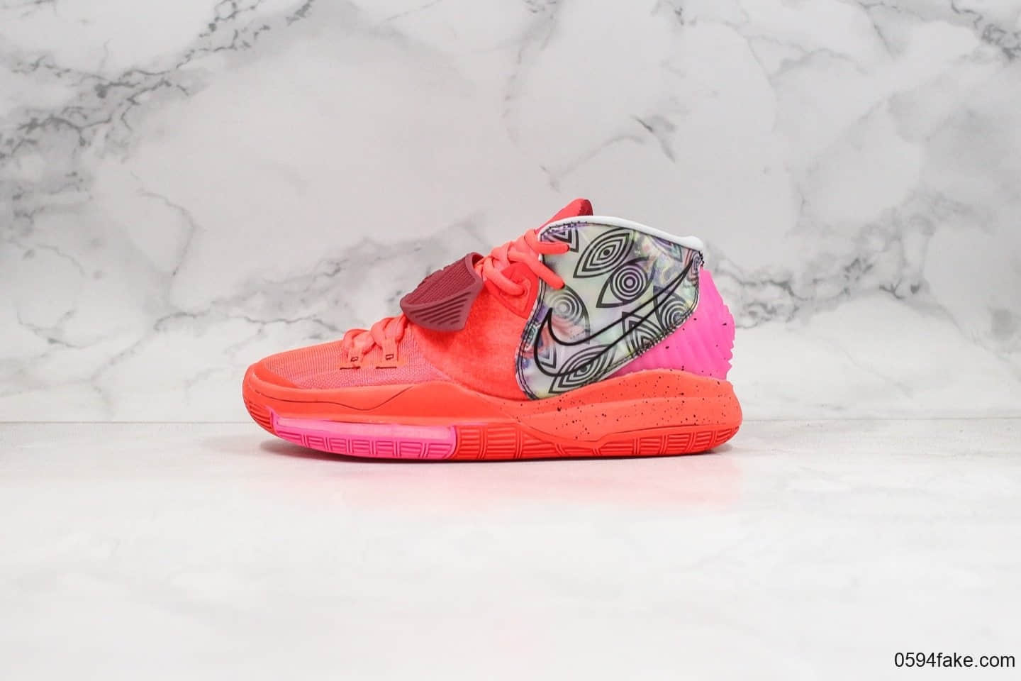 耐克Nike Kyrie 6 Pre-Heat Berlin纯原版本欧文6代城市限定柏林配色原档案数据开发内置气垫 货号：CN9839-600