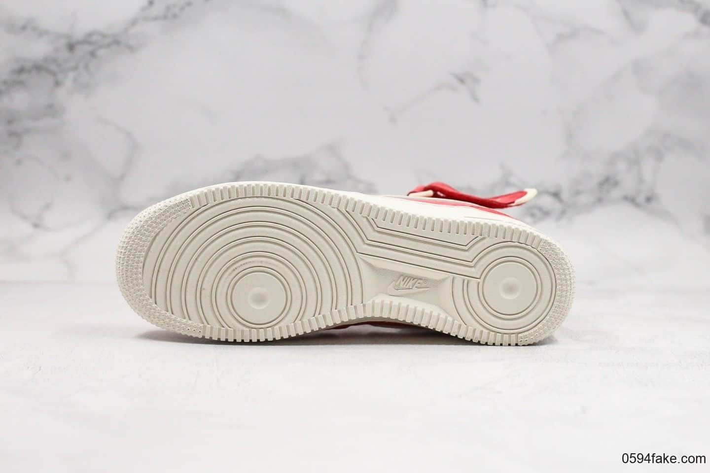 耐克Nike Air Force 1 Mid 07纯原版本中帮空军一号红色3M反光内置气垫原档案数据开发 货号:AA1118-008