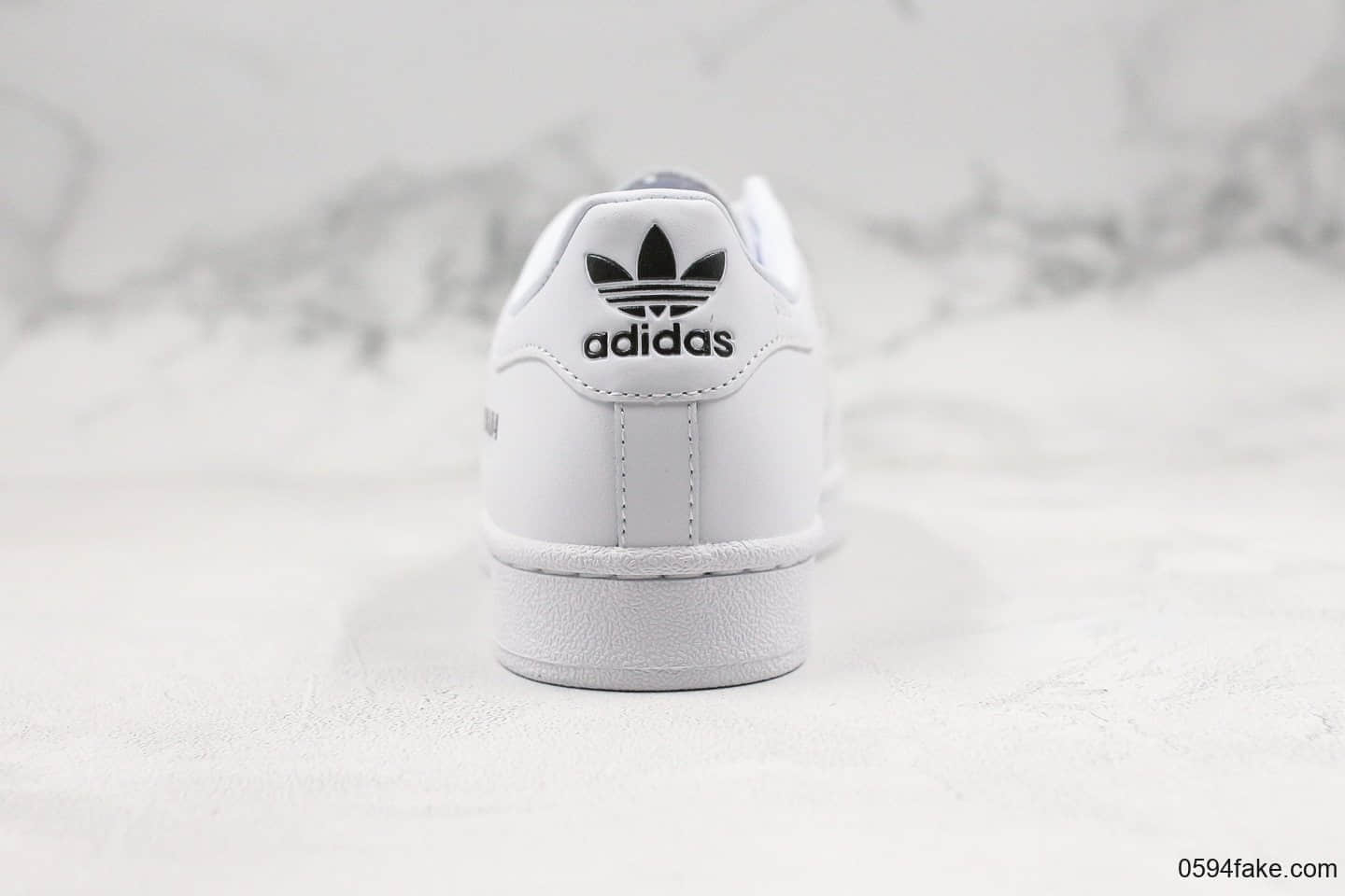 阿迪达斯adidas Superstar II White Black x Prada纯原版本普拉达联名款三叶草贝壳头纯白正确硅蓝中底明星上脚同款 货号:FW6683