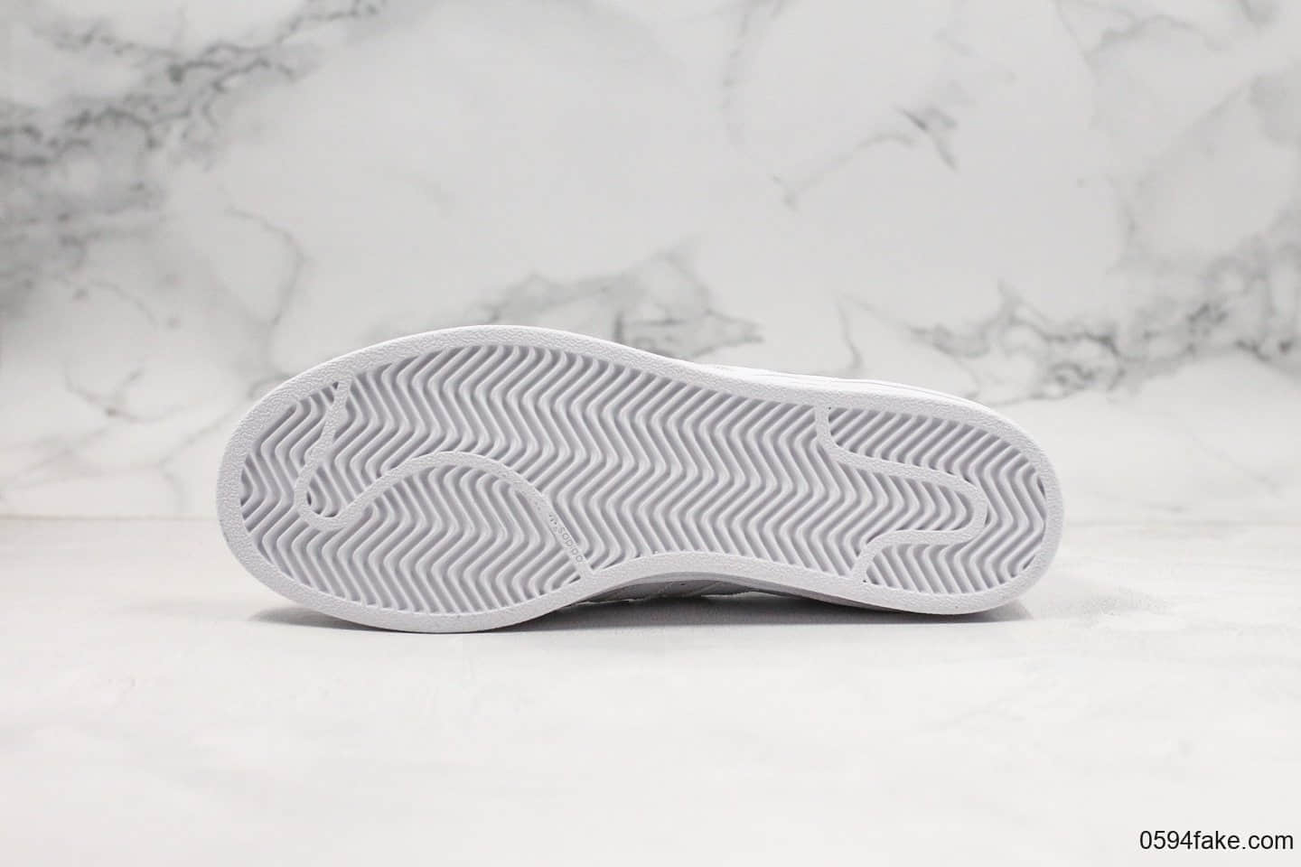 阿迪达斯adidas Superstar II White Black x Prada纯原版本普拉达联名款三叶草贝壳头纯白正确硅蓝中底明星上脚同款 货号:FW6683