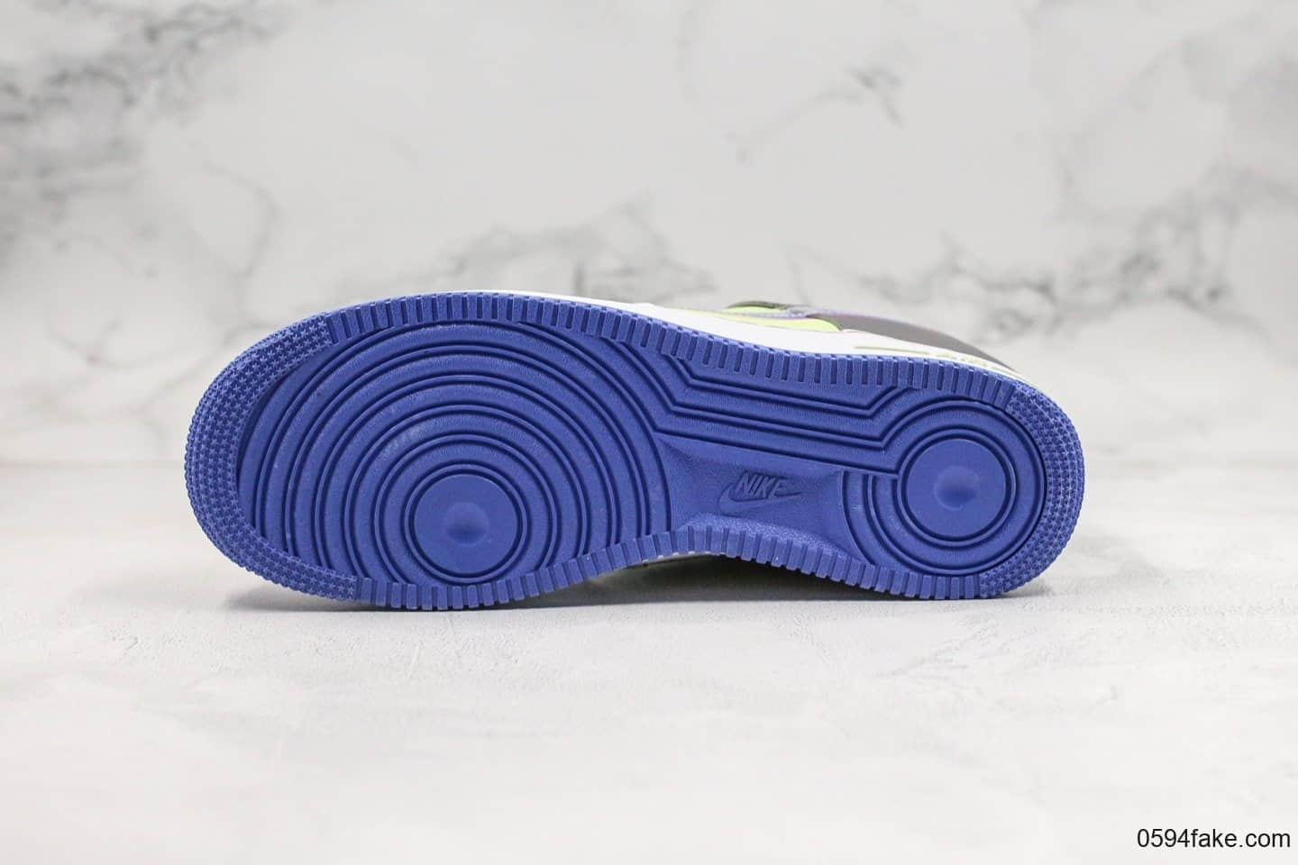 耐克Nike Air Force 1 Low GS 'Dunk It Script Swoosh纯原版本低帮空军一号手稿薰衣草紫内置气垫双勾设计 货号：CT1628-001