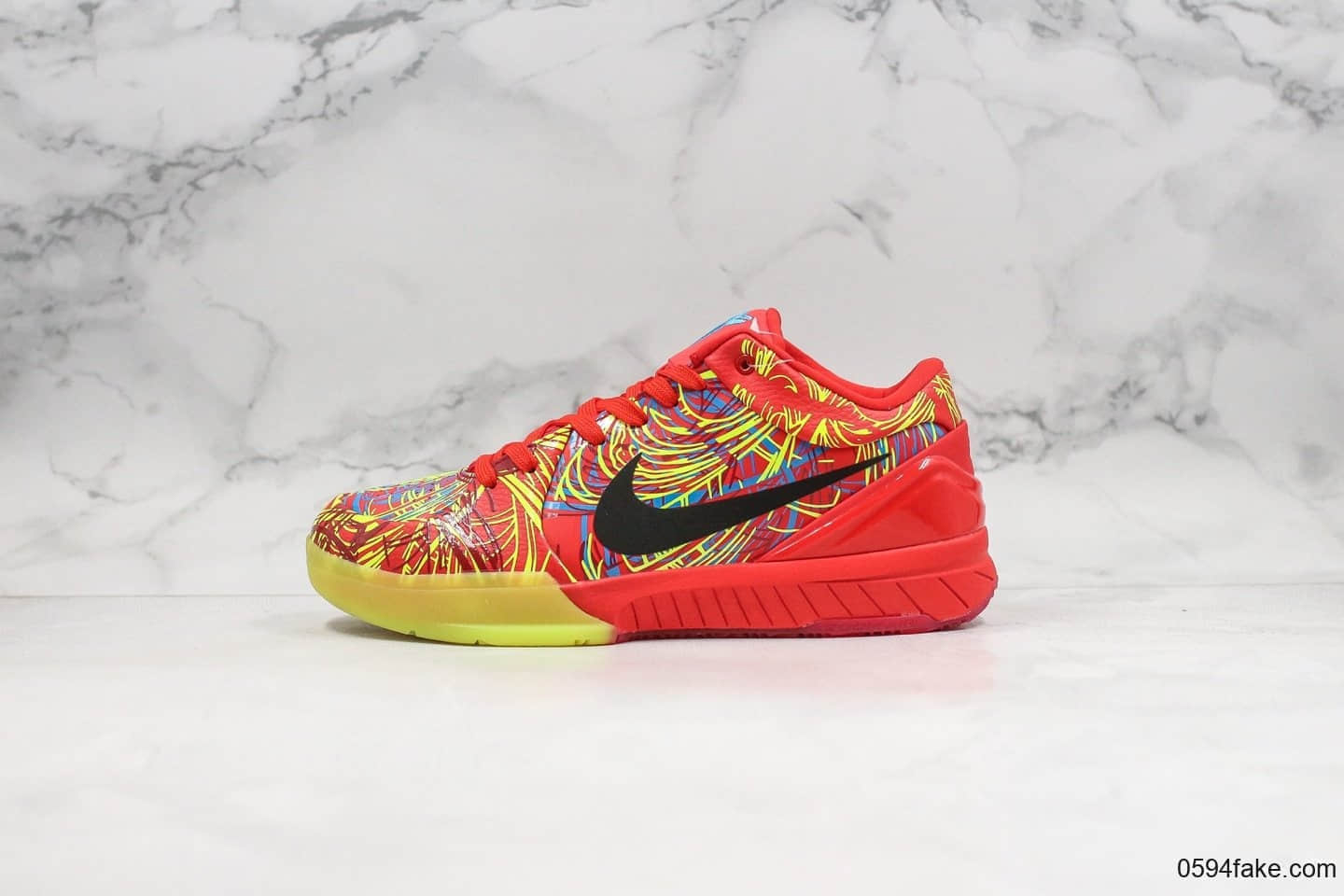 耐克Nike Kobe 4 Protro Wizenard纯原版本科比4代涂鸦系列黑红内置碳板加持原盒原标支持实战 货号:CV3469-006