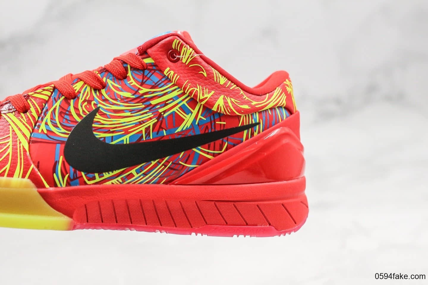 耐克Nike Kobe 4 Protro Wizenard纯原版本科比4代涂鸦系列黑红内置碳板加持原盒原标支持实战 货号:CV3469-006