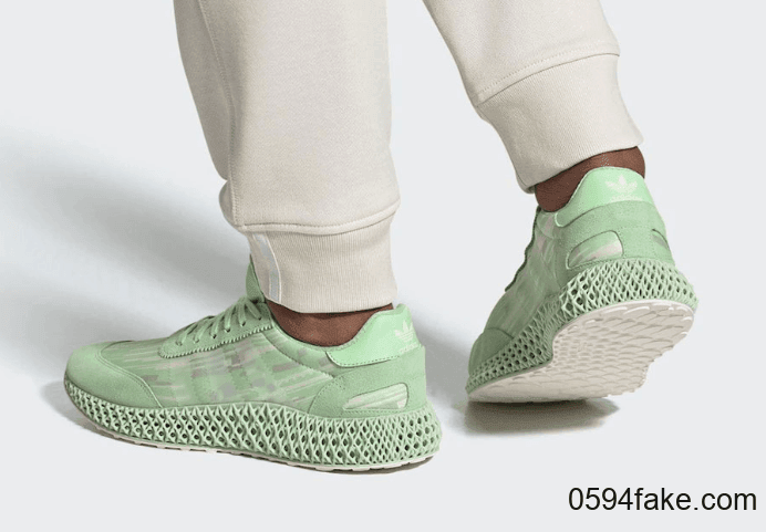清新薄荷绿！全新adidas Futurecraft 4D-5923即将发售！ 货号：EE7996