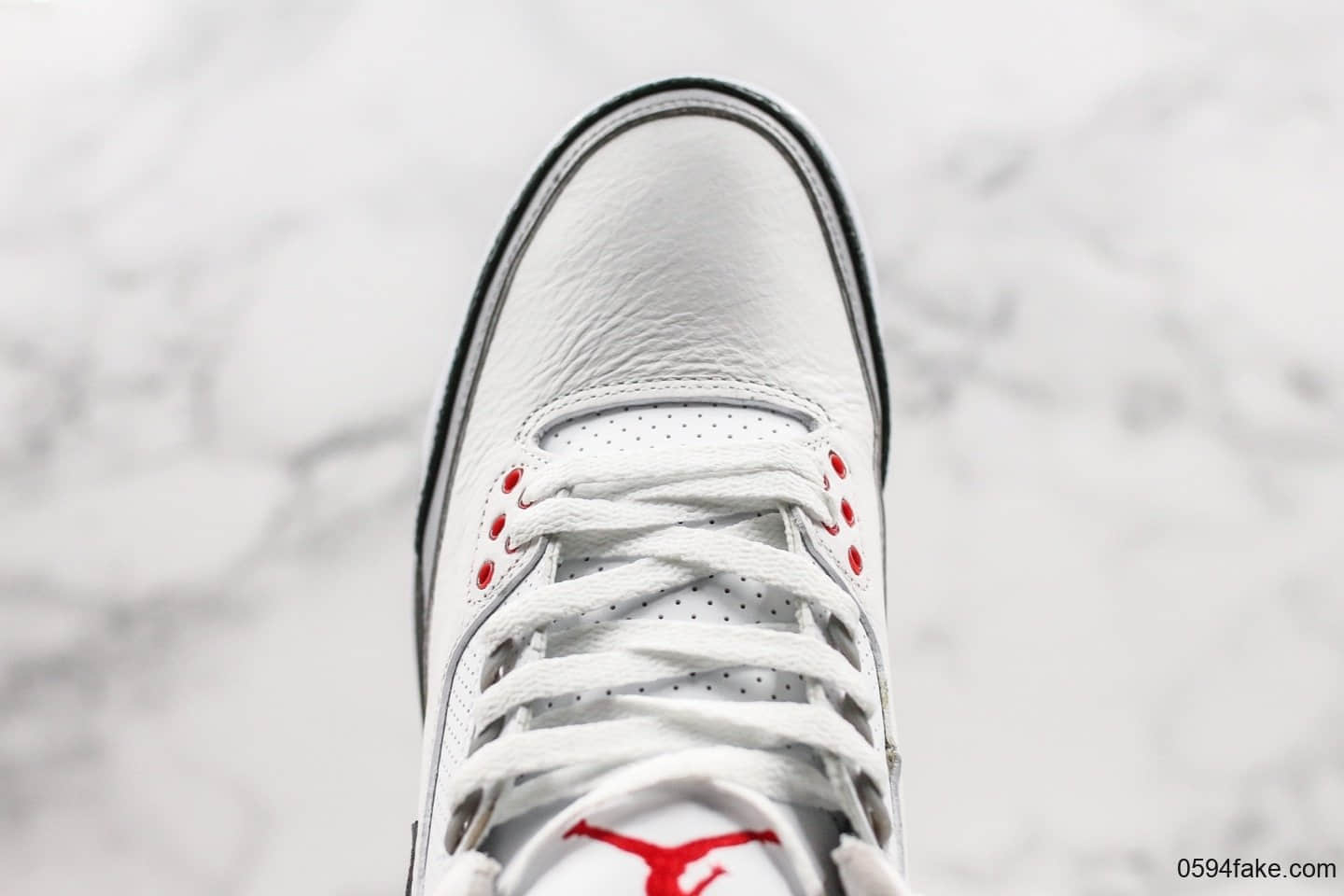 乔丹AIR JORDAN 3 Tinker NRG纯原版本手稿配色AJ3黑勾白水泥内置气垫完美鞋型正确卡色 货号：AQ3835-160