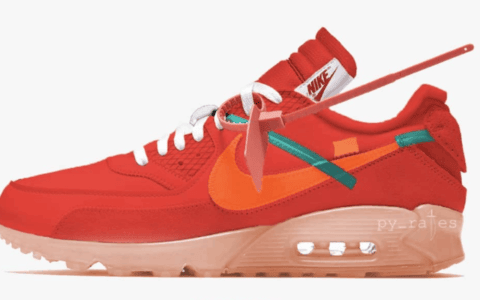 全新OW x Nike Air Max 90首度曝光！复古十足！ 货号：AA7293-600
