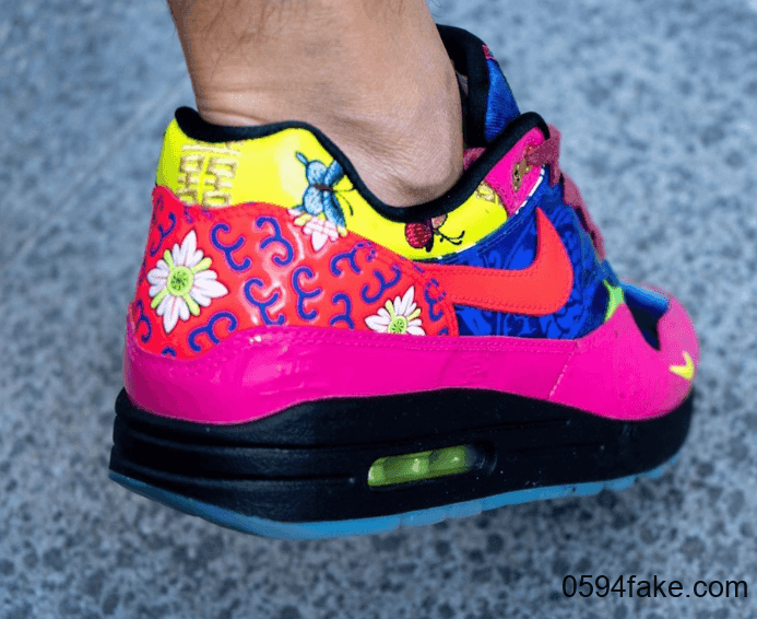 耐克中国年配色再赢新成员!Air Max 1 CNY“ Longevity”上脚图曝光! 货号:CU8861-460