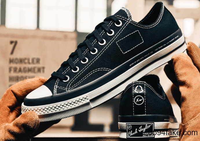 藤原浩全新联名来袭!Fragment x Moncler x Converse Chuck 70实物图曝光!