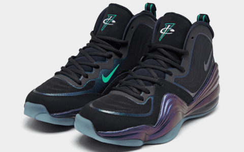 “隐形斗篷”配色回归！这双Nike Air Penny 5看起来有点神秘！ 货号：537331-002