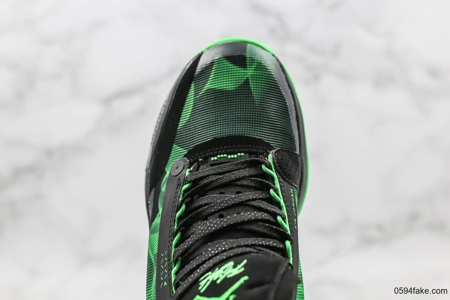 乔丹Air Jordan 34公司级版本实战篮球鞋AJ34黑绿配色官方原盒带气垫 货号：BQ3381-300