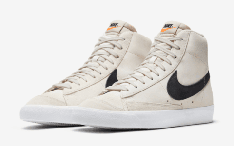 麂皮鞋身！全新Nike Blazer Mid Suede即将发售！ 货号：CI1172-100