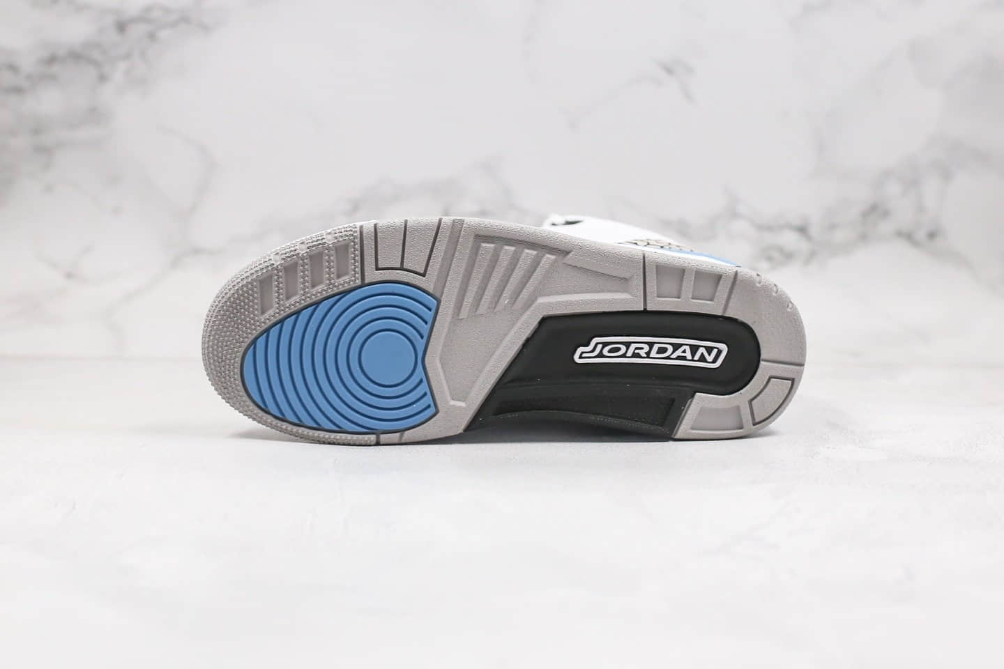 乔丹Air Jordan 3 UNC纯原版本北卡蓝配色AJ3原盒原标内置气垫区别市面通货版本 货号：CT8532-104