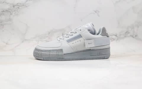 耐克Nike Air Force 1 Type 'N.354纯原版本低帮空军一号灰色解构机能鞋原盒原标原楦头纸板打造 货号：CT2584-001
