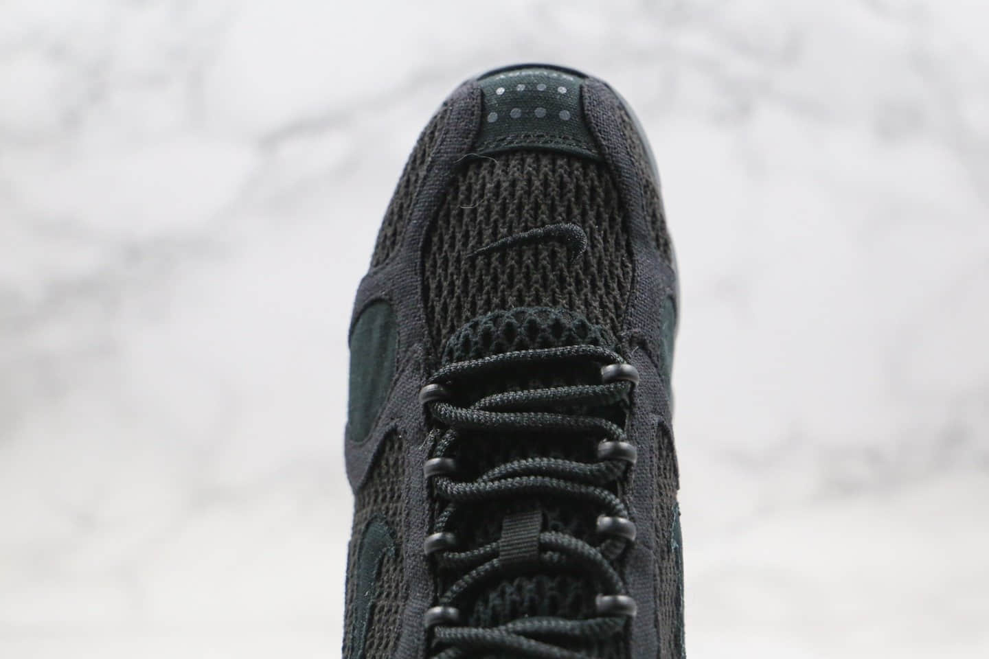 耐克Nike Air Zoom Spiridon Caged 2 x Stussy纯原版本斯图西联名款复古气垫鞋黑色原鞋开模一比一打造 货号:CQ5486-001