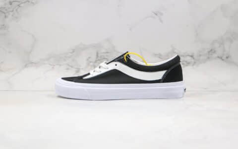 万斯Vans Bold Ni公司级版本小红书爆款吴亦凡同款低帮复古黑白硫化板鞋原盒原标 货号：VN0A3WLPOS7