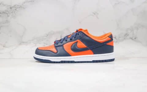 耐克Nike SB Dunk Low University Orange纯原版本低帮SB蓝橙色DUNK板鞋原盒原标正确鞋面卡色 货号：CU1727-800