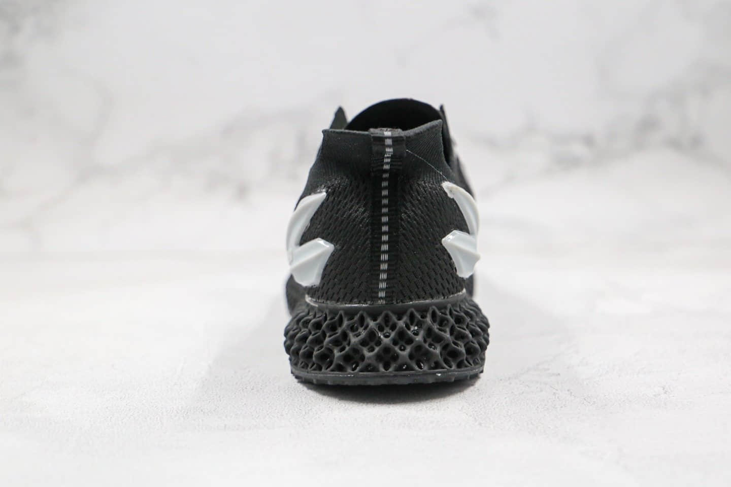 阿迪达斯Adidas Alphaedge 4D M纯原版本针织呼吸鞋面4D科技鞋底跑鞋黑色原盒配件原楦头纸板打造 货号:FW7093