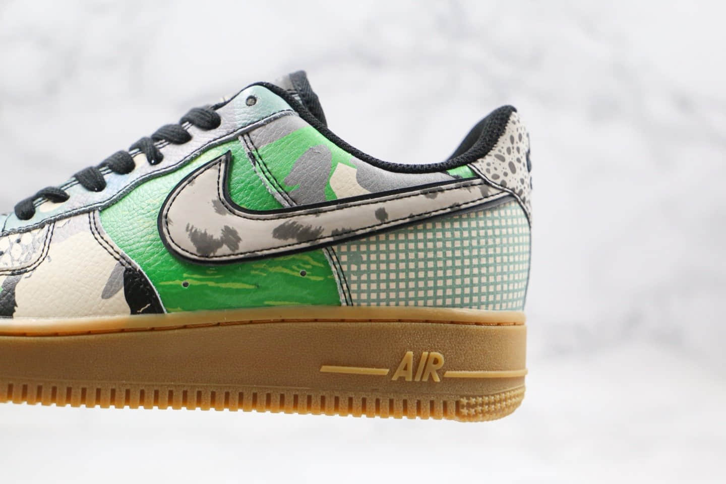 耐克Nike Air Force 1 Low City Of Dreams纯原版本低帮空军一号芝加哥主题豹纹野兽风格花纹拼接内置气垫原盒原标 货号:CT8441-002