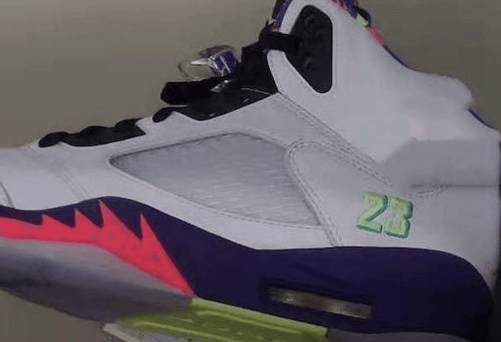 全新新鲜王子AJ5实物图曝光!吸睛利器! 货号:DB3335-100