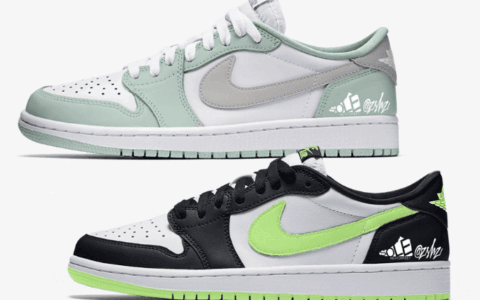 夏日小清新配色！两双全新 AJ 1 Low渲染图释出！