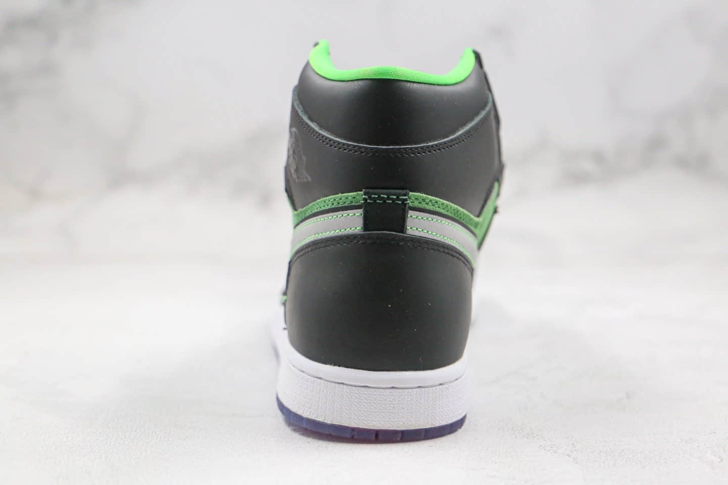 乔丹Air Jordan 1 High Zoom Rage Green公司级版本高帮AJ1黑绿色水晶底正确后跟定型 货号:CK6637-002