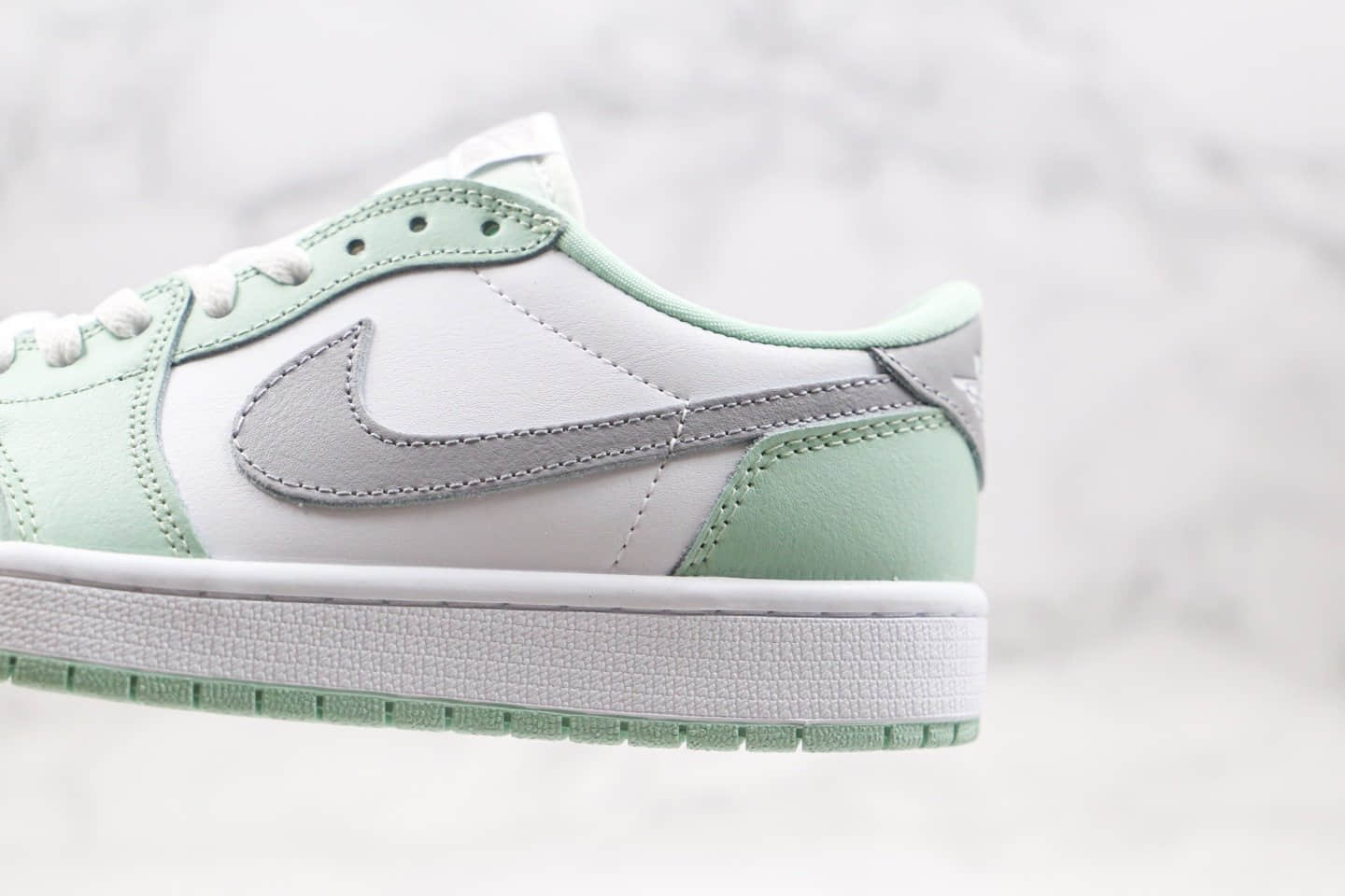 乔丹Air Jordan1 LoW OG NeutralGrey纯原版本低帮AJ1薄荷绿灰色内置气垫区别市面通货版本 货号:CZ0790-100